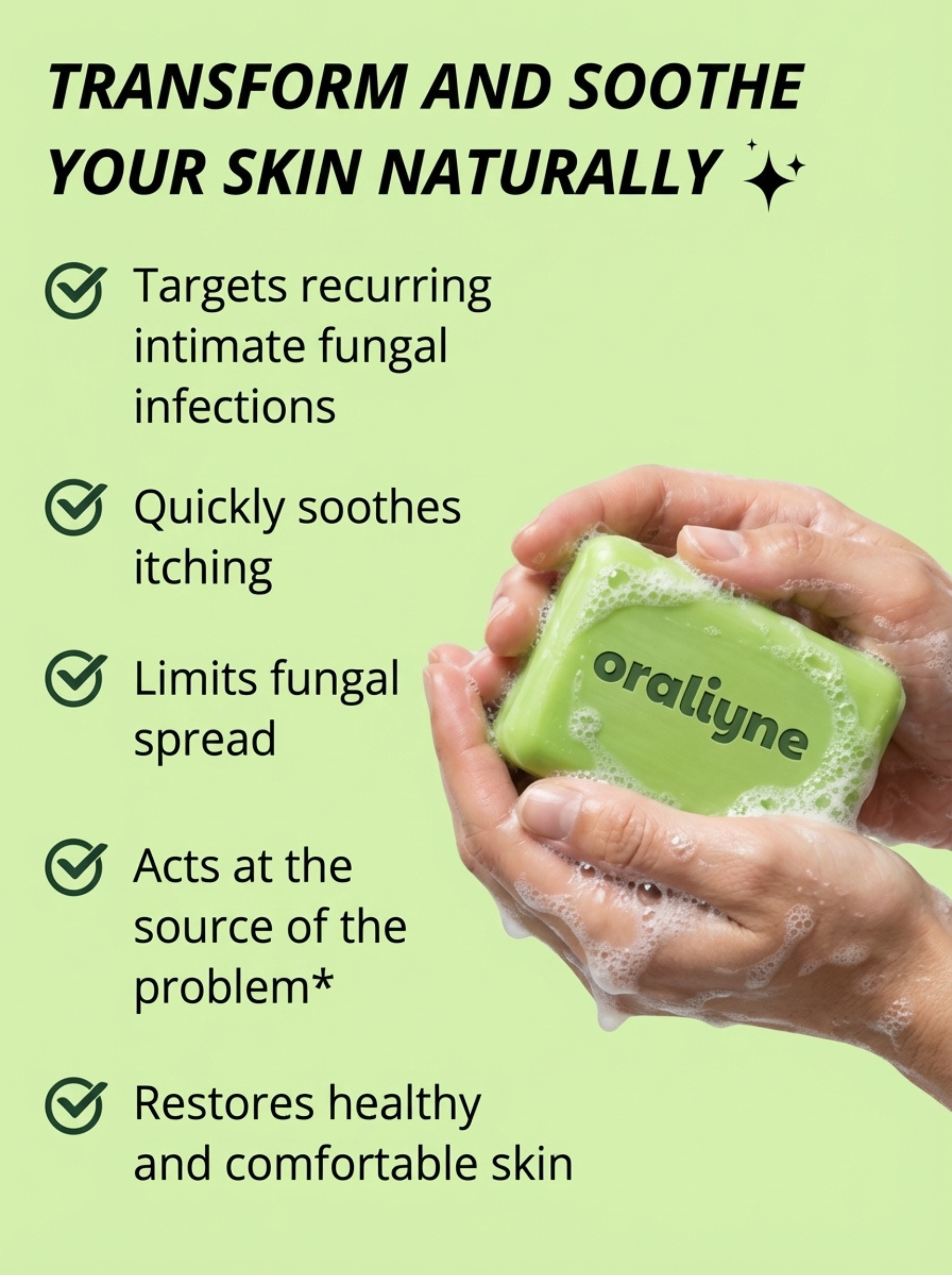 Oraliyne® Antifungal Purifying Soap