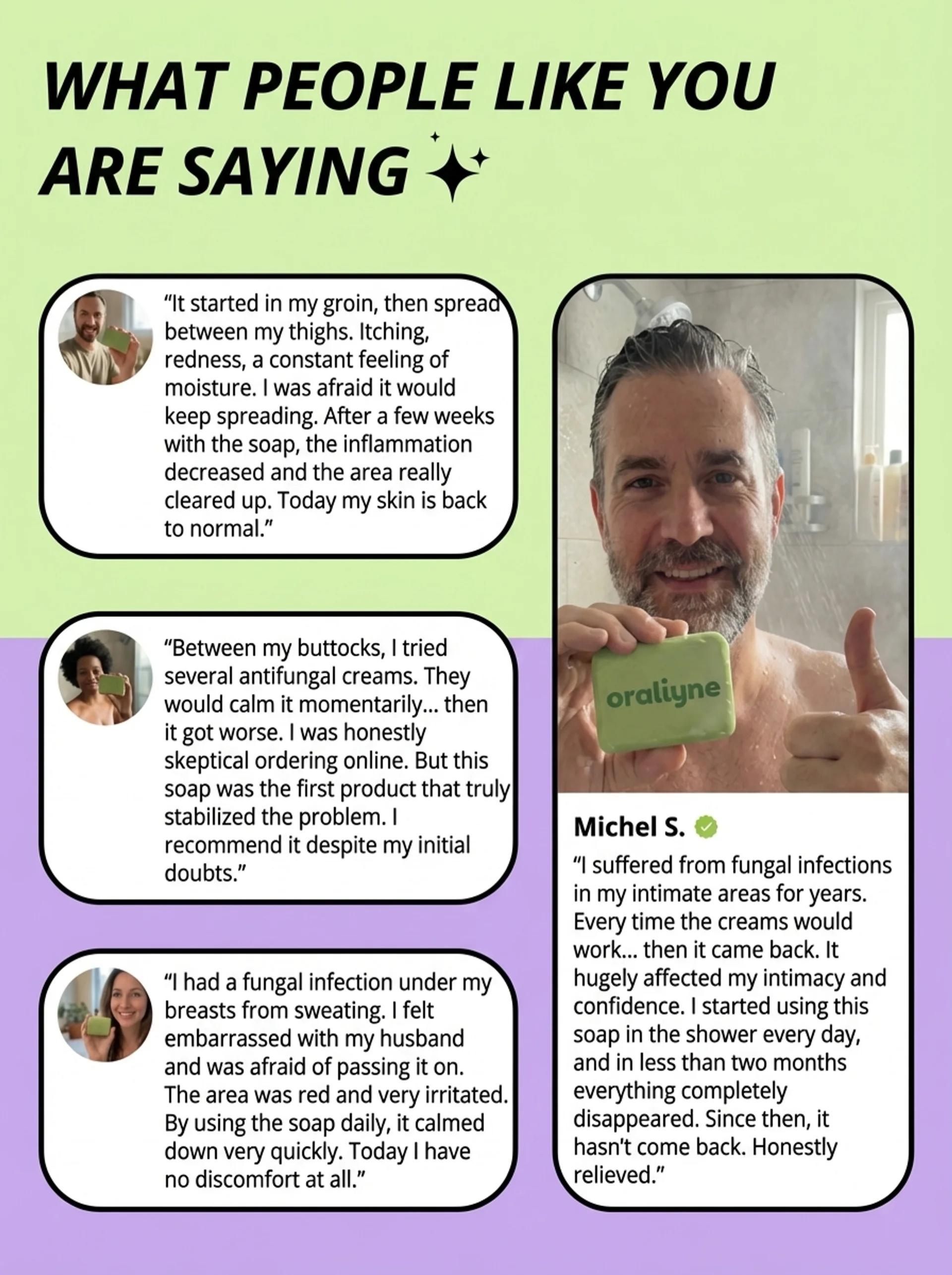 Oraliyne® Antifungal Purifying Soap