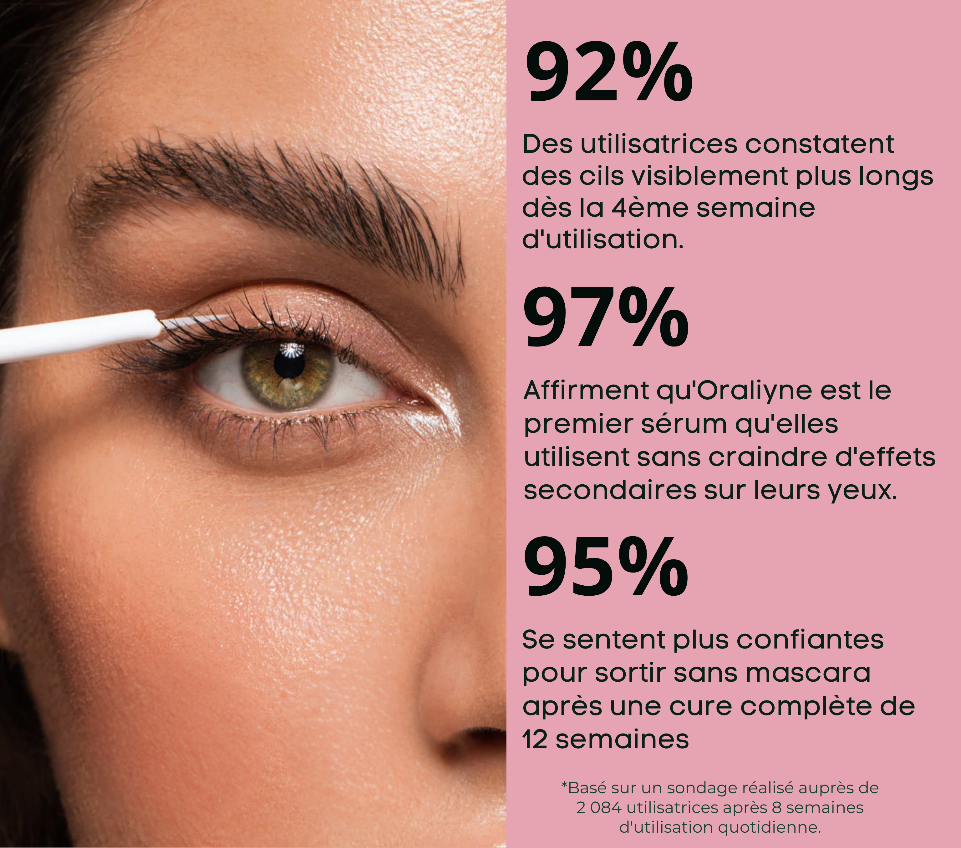 Sérum Pousse-Cils Oraliyne — Sans Hormones Cachées