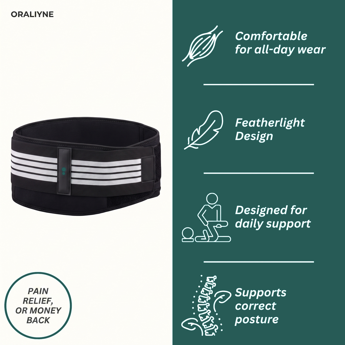 Key benefits of the SI-joint belt