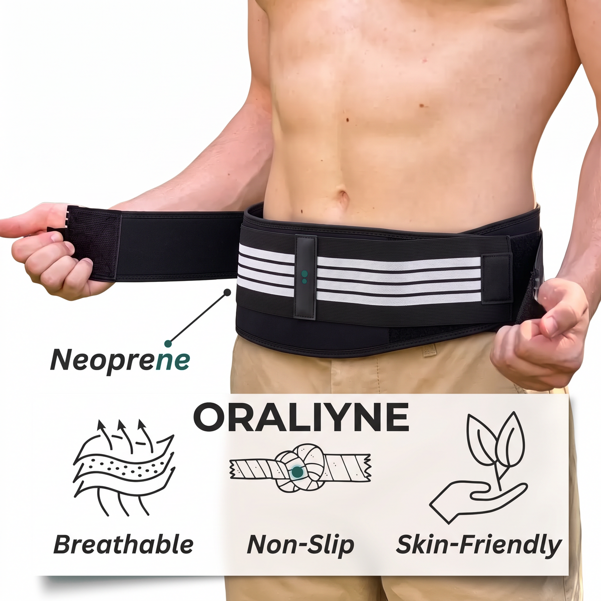 Neoprene material detail